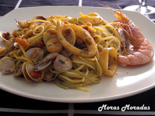 espaguetis frutti di mare espaguetis frutti di mare