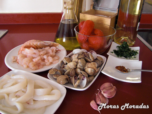 ingredientes para hacer espaguetis fruti di mare ingredientes para hacer espaguetis fruti di mare