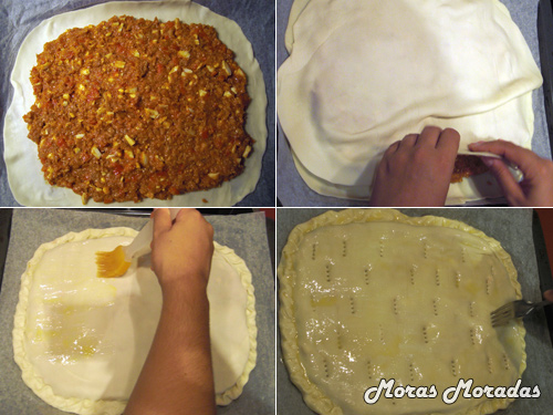 preparación de la empanada de atún preparación de la empanada de atún