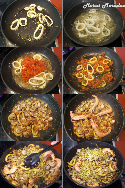 como hacer espaguetis frutti di mare como hacer espaguetis frutti di mare