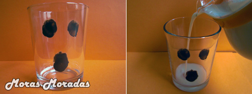 fantasma de leche en un vaso fantasma de leche en un vaso