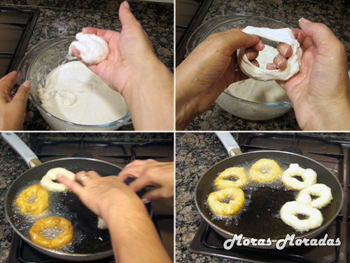 freír los buñuelos de viento de Albuñol freír los buñuelos de viento de Albuñol