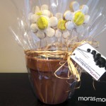 planta comestible con galletas con forma de flor