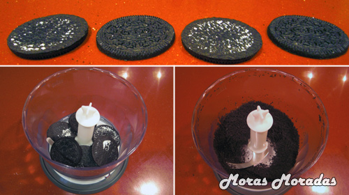 como hacer tierra con galletas oreo como hacer tierra con galletas oreo