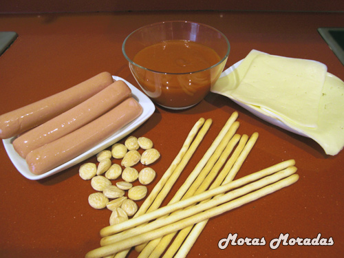 ingredientes para hacer un aperitivo de brujas para Halloween ingredientes para hacer un aperitivo de brujas para Halloween