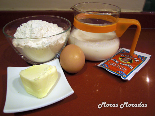 ingredientes para hacer tortitas americanas