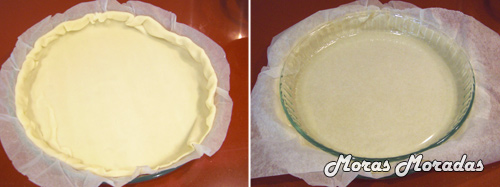 preparar el molde para hacer la quiche preparar el molde para hacer la quiche