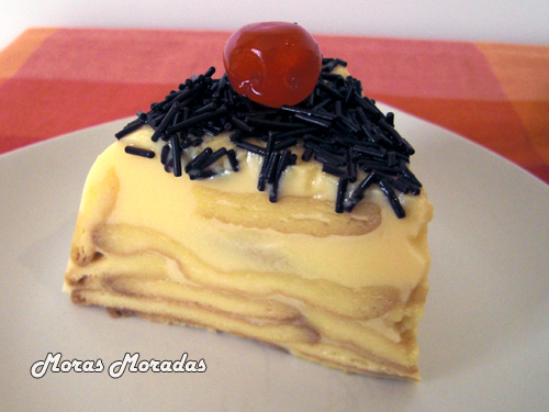 pastel de flan con galletas pastel de flan con galletas