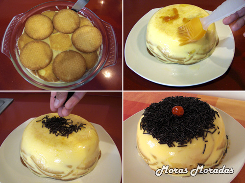 preparar el pastel de flan con galletas preparar el pastel de flan con galletas