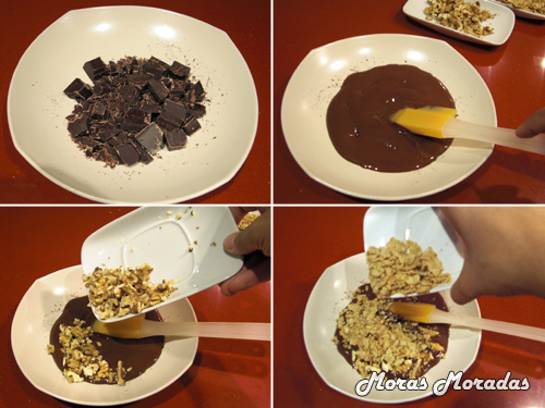 preparar rocas de chocolate preparar rocas de chocolate