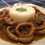 calamares con almendras calamares con almendras