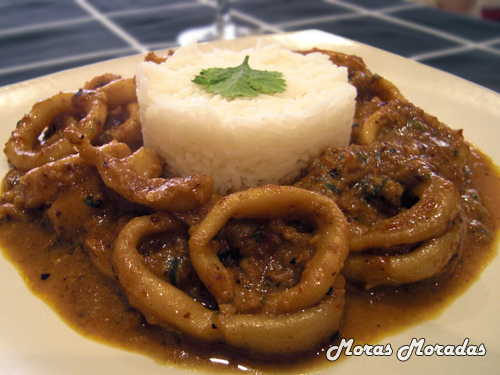 calamares con almendras calamares con almendras