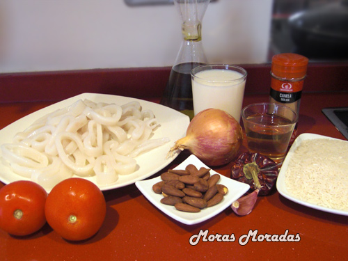 ingredientes para hacer calamares con almendras ingredientes para hacer calamares con almendras