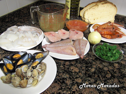 ingredientes para hacer zarzuela de pescado y marisco ingredientes para hacer zarzuela de pescado y marisco