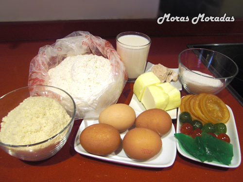 ingredientes para hacer un roscón de reyes de mazapán ingredientes para hacer un roscón de reyes de mazapán