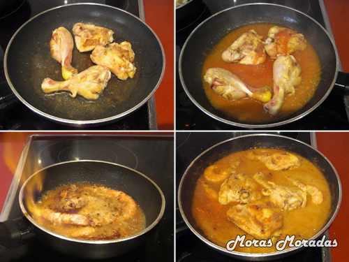 como hacer pollo con gambas como hacer pollo con gambas