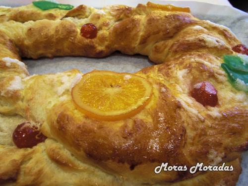 roscón de reyes de mazapán