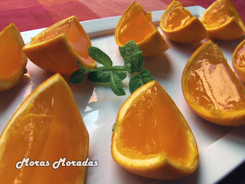 gajos de gelatina de naranja gajos de gelatina de naranja