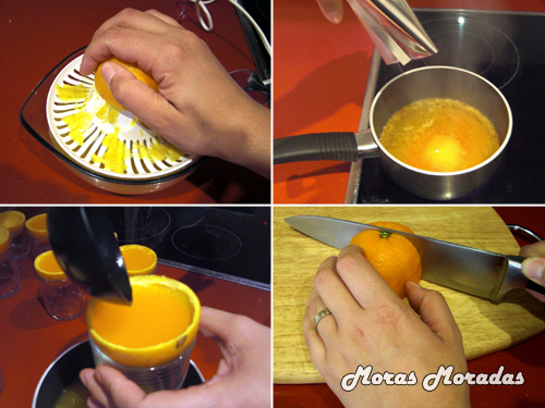 hacer gajos de gelatina de naranja hacer gajos de gelatina de naranja