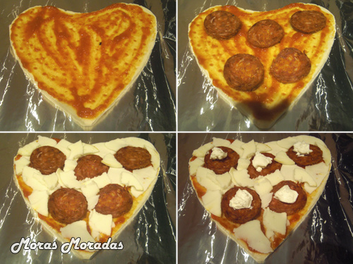 como hacer una pizza de sobrasada y queso con forma de corazón como hacer una pizza de sobrasada y queso con forma de corazón