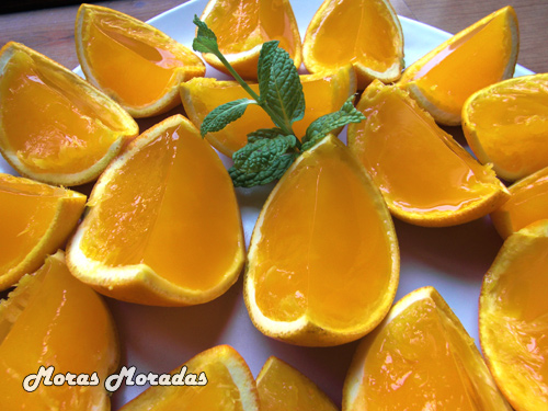 gajos de gelatina de naranja gajos de gelatina de naranja