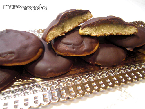 galletas de naranja y chocolate tipo Pim's