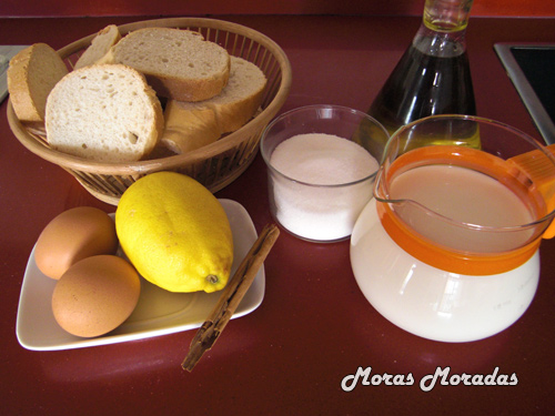 ingredientes para hacer torrijas ingredientes para hacer torrijas