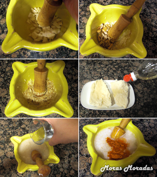 hacer majado para el conejo al ajillo hacer majado para el conejo al ajillo
