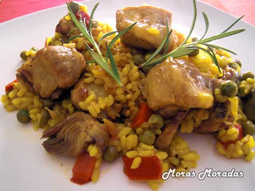 paella de arroz con costilla de cerdo paella de arroz con costilla de cerdo