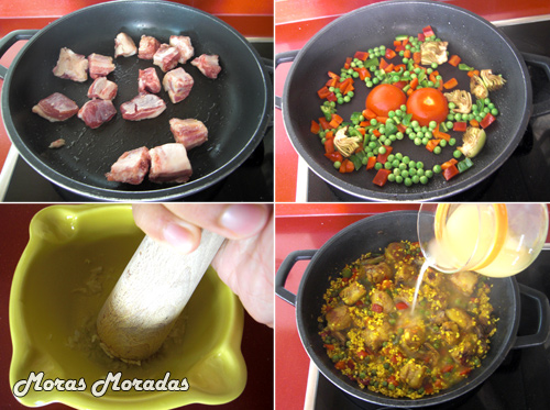como hacer paella con costilla de cerdo como hacer paella con costilla de cerdo