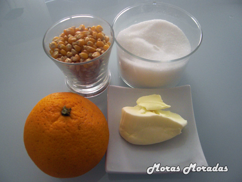 ingredientes para hacer palomitas con azúcar de naranja ingredientes para hacer palomitas con azúcar de naranja