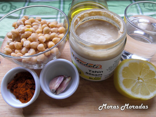 ingredientes para hacer hummus ingredientes para hacer hummus