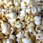 palomitas con azúcar de naranja palomitas con azúcar de naranja