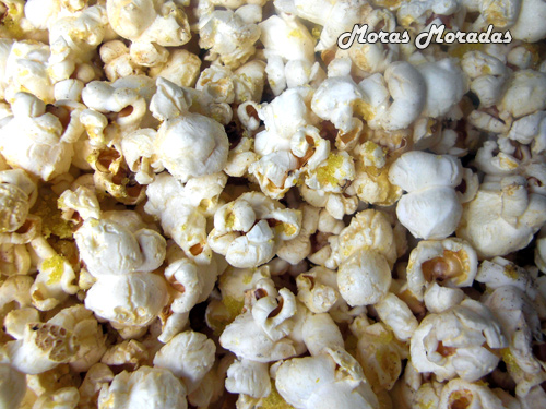 palomitas con azúcar de naranja palomitas con azúcar de naranja