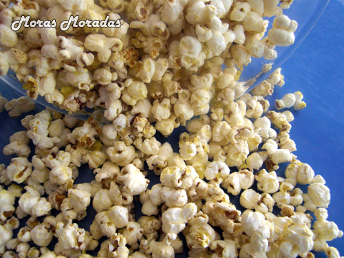palomitas con azúcar de naranja palomitas con azúcar de naranja