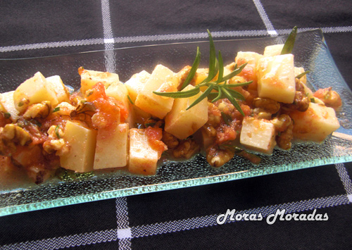 queso marinado con tomate queso marinado con tomate