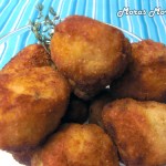 croquetas de arroz y gambas croquetas de arroz y gambas