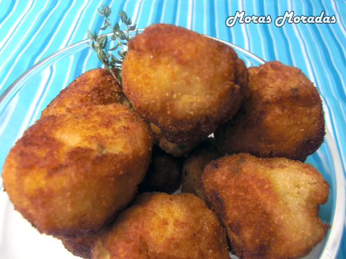 croquetas de arroz y gambas croquetas de arroz y gambas