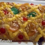 coca de San Juan con crema y frutas confitadas coca de San Juan con crema y frutas confitadas