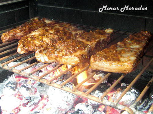 costillas de cerdo con salsa barbacoa costillas de cerdo con salsa barbacoa