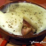 queso provolone con tomate queso provolone con tomate