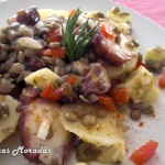 ensalada de lentejas con pulpo ensalada de lentejas con pulpo