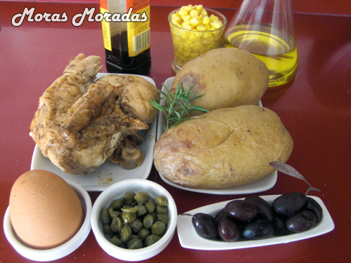 ingredientes para hacer una ensalada de pollo asado ingredientes para hacer una ensalada de pollo asado