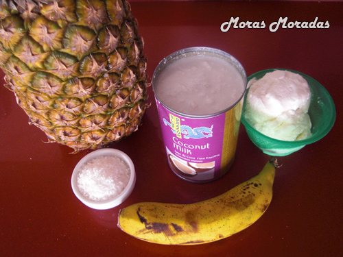 ingredientes para hacer piña colada con helado de coco ingredientes para hacer piña colada con helado de coco