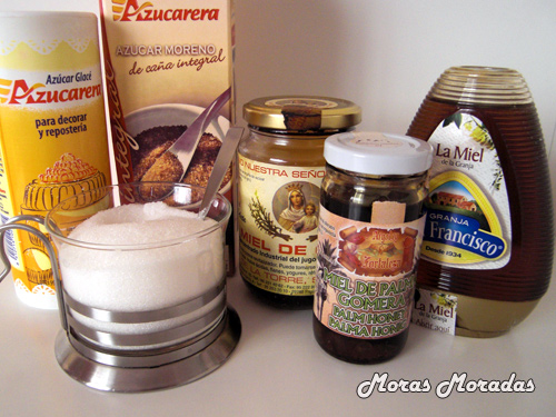 azúcar y miel