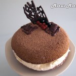 chocolate sponge cake o pastel de chocolate esponjoso