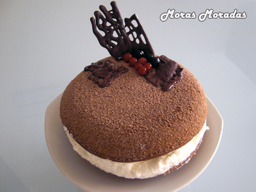 chocolate sponge cake o pastel de chocolate esponjoso