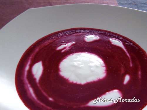 crema de remolacha