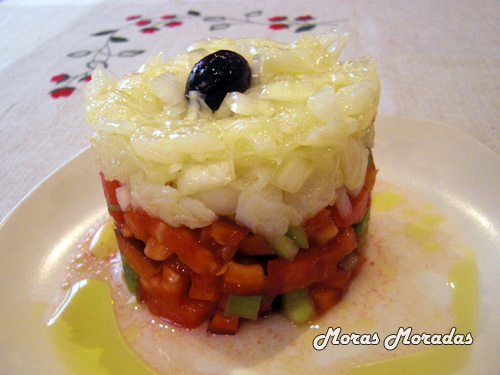 esqueixada de bacalao