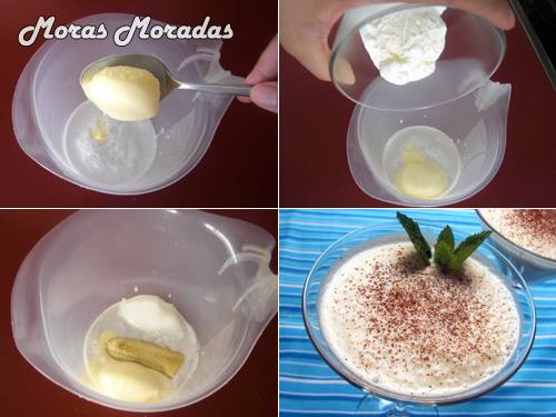 como hacer batido de coco